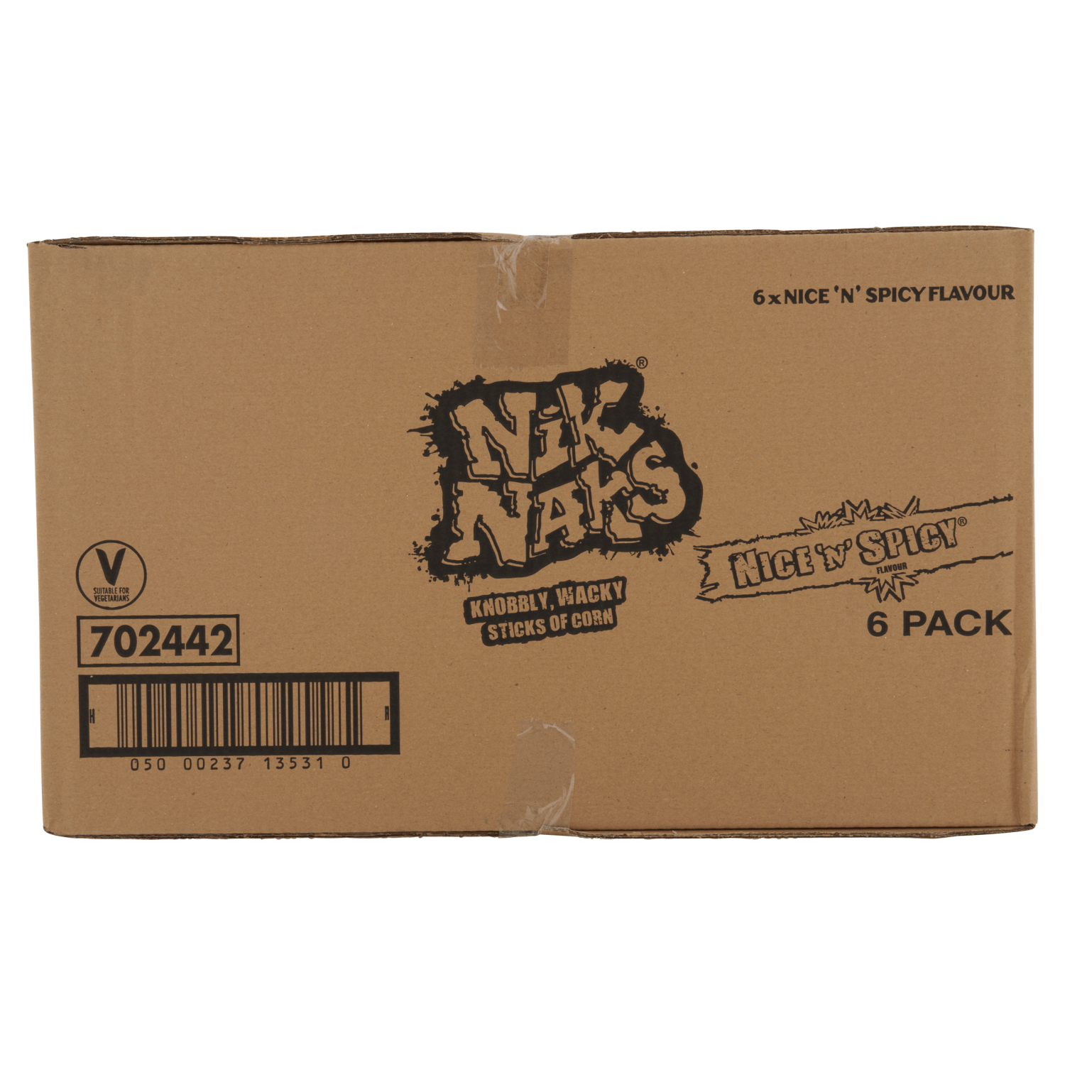 Nik Naks Nice 'N' Spicy Flavour 6 x 20g - UK Food & Drink - 5000237131435