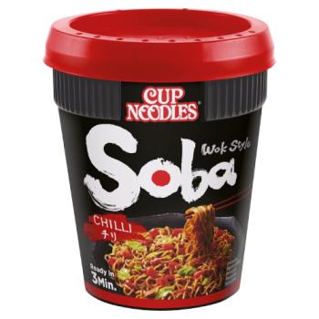 Nissin Cup Noodles Soba Wok Style Chilli 92g - UK Food & Drink - 5997523315535