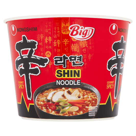 Nongshim Shin Noodle Soup Gourmet Spicy 114g - UK Food & Drink - 8801043025256