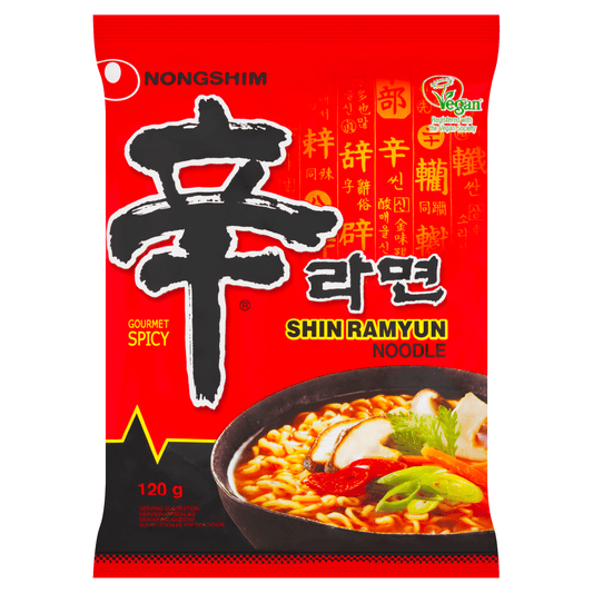 Nongshim Shin Ramyun Noodle 120g - UK Food & Drink - 8801043150620