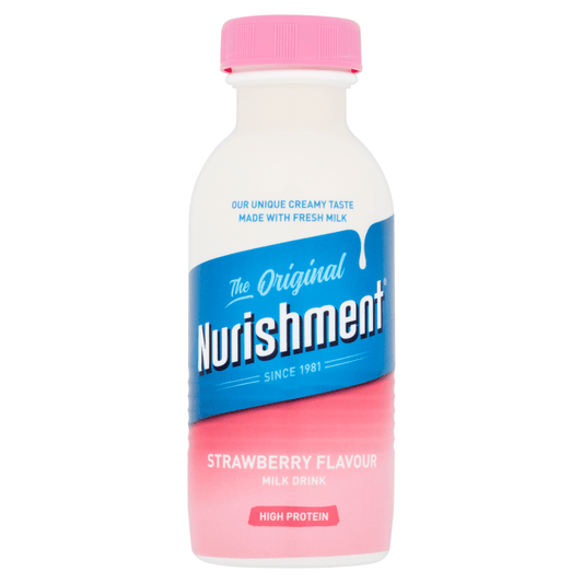 Nurishment Original Strawberry Flavour Milk Drink 330ml - UK Food & Drink - 5012389672698