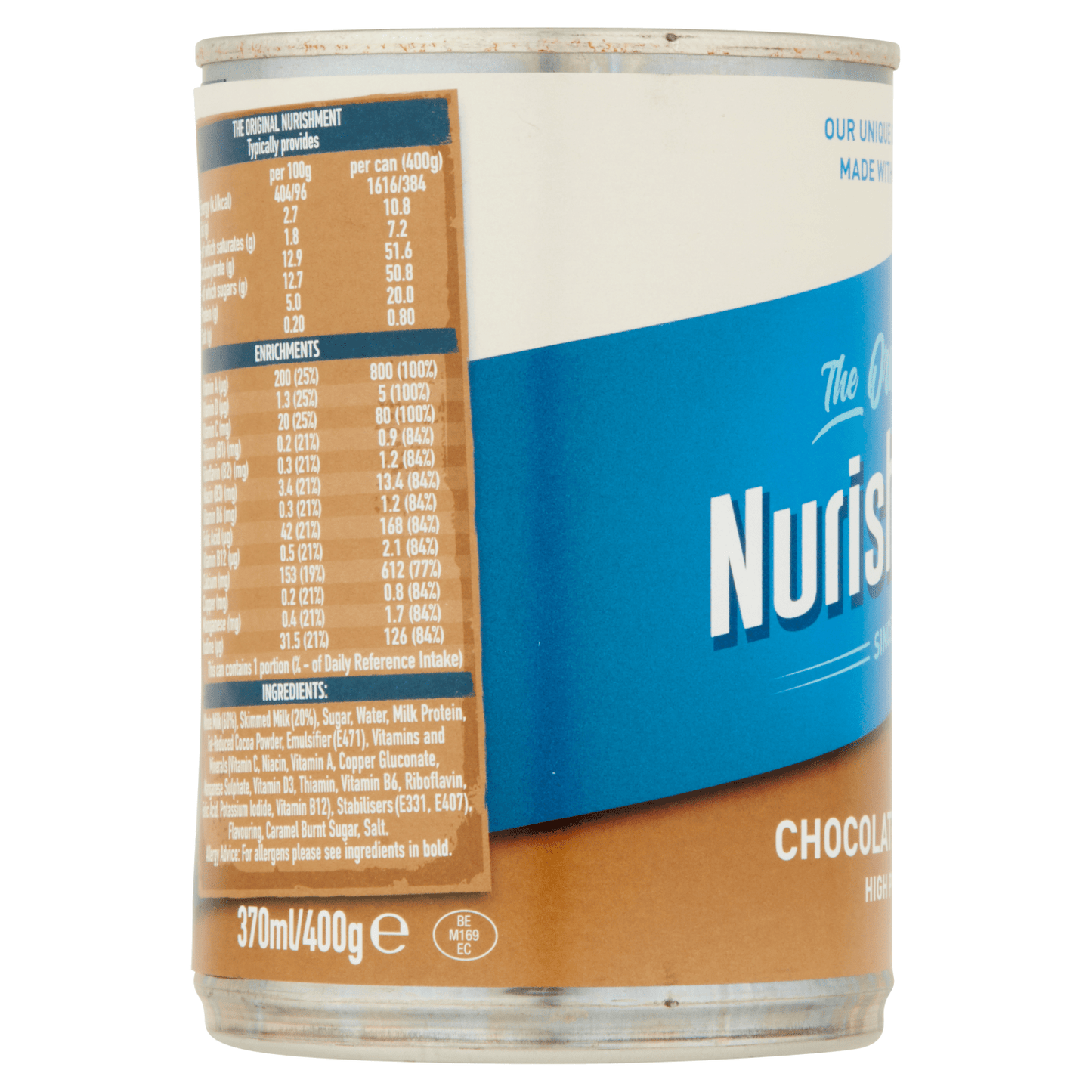 Nurishment The Original Chocolate Flavour 400g - UK Food & Drink - 5012389670588