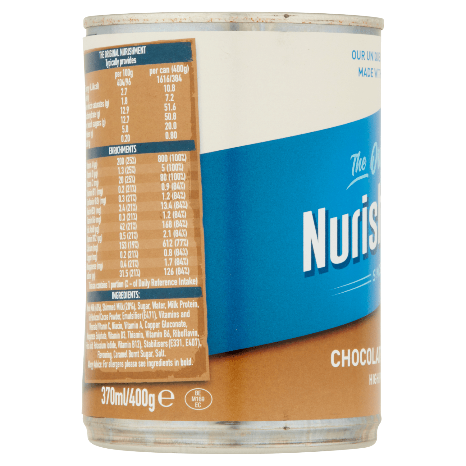 Nurishment The Original Chocolate Flavour 400g - UK Food & Drink - 5012389670588