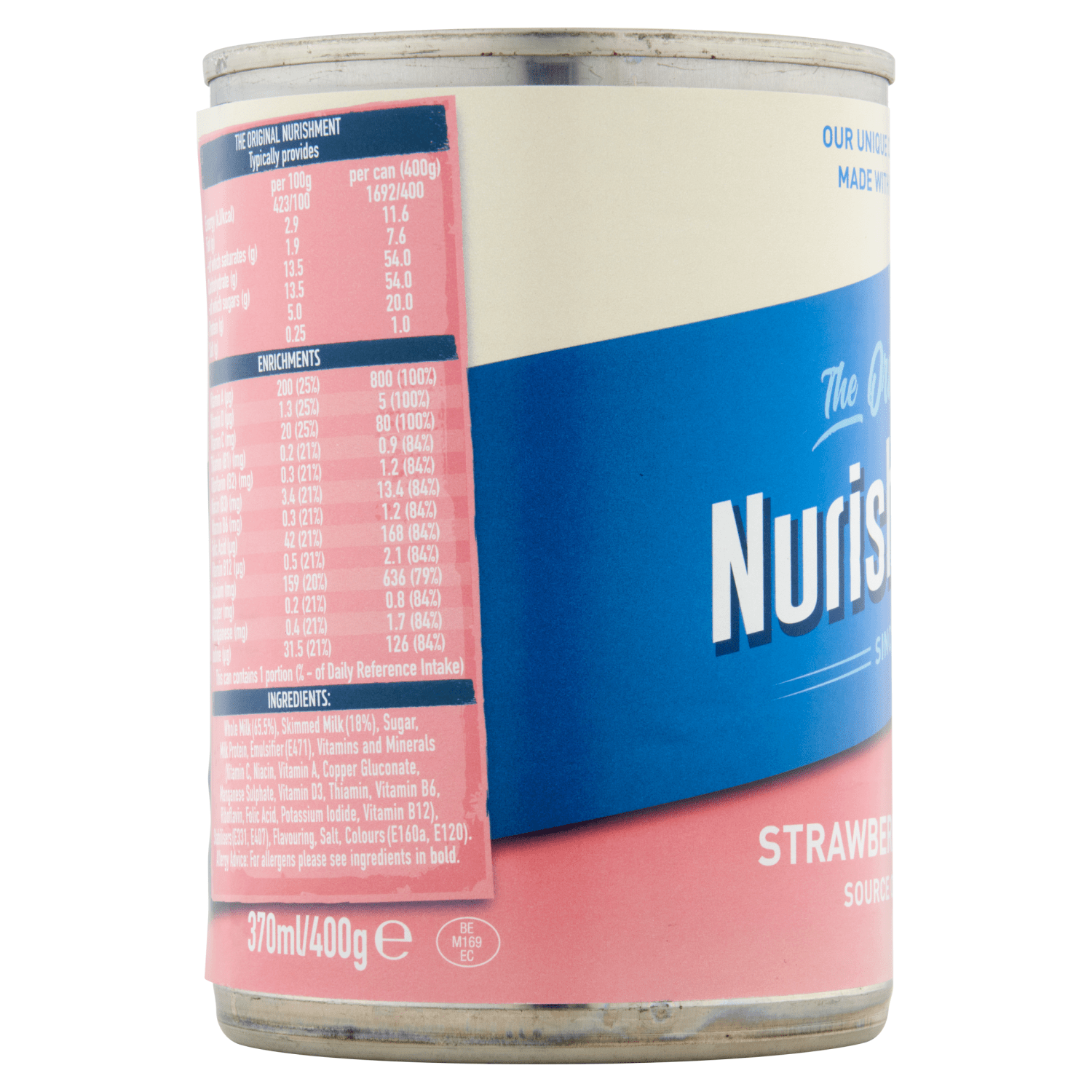 Nurishment The Original Strawberry Flavour 400g - UK Food & Drink - 5012389670595