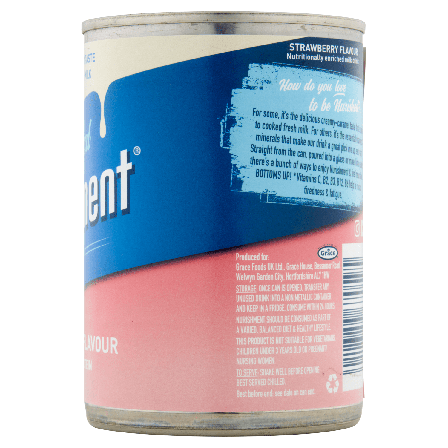 Nurishment The Original Strawberry Flavour 400g - UK Food & Drink - 5012389670595