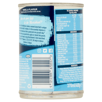 Nurishment The Original Vanilla Flavour 400g - UK Food & Drink - 5012389670557