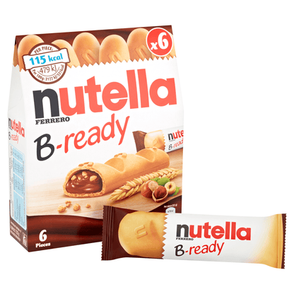 NUTELLA® B - ready 132g - 6 Bars x 22g - UK Food & Drink - 8000500227848