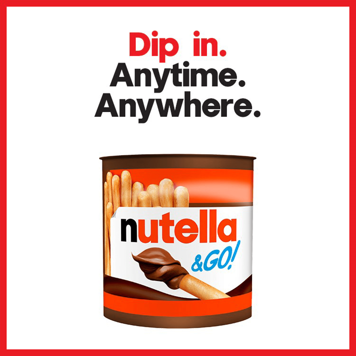 NUTELLA & Go! Hazelnut Spread with Cocoa + Breadsticks 48g - UK Food & Drink - 5020411121182