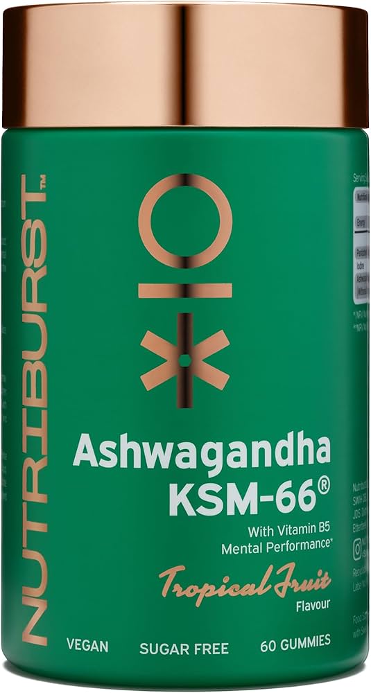 Nutriburst Ashwagandha KSM - 66 - UK Food & Drink - 5060709740701