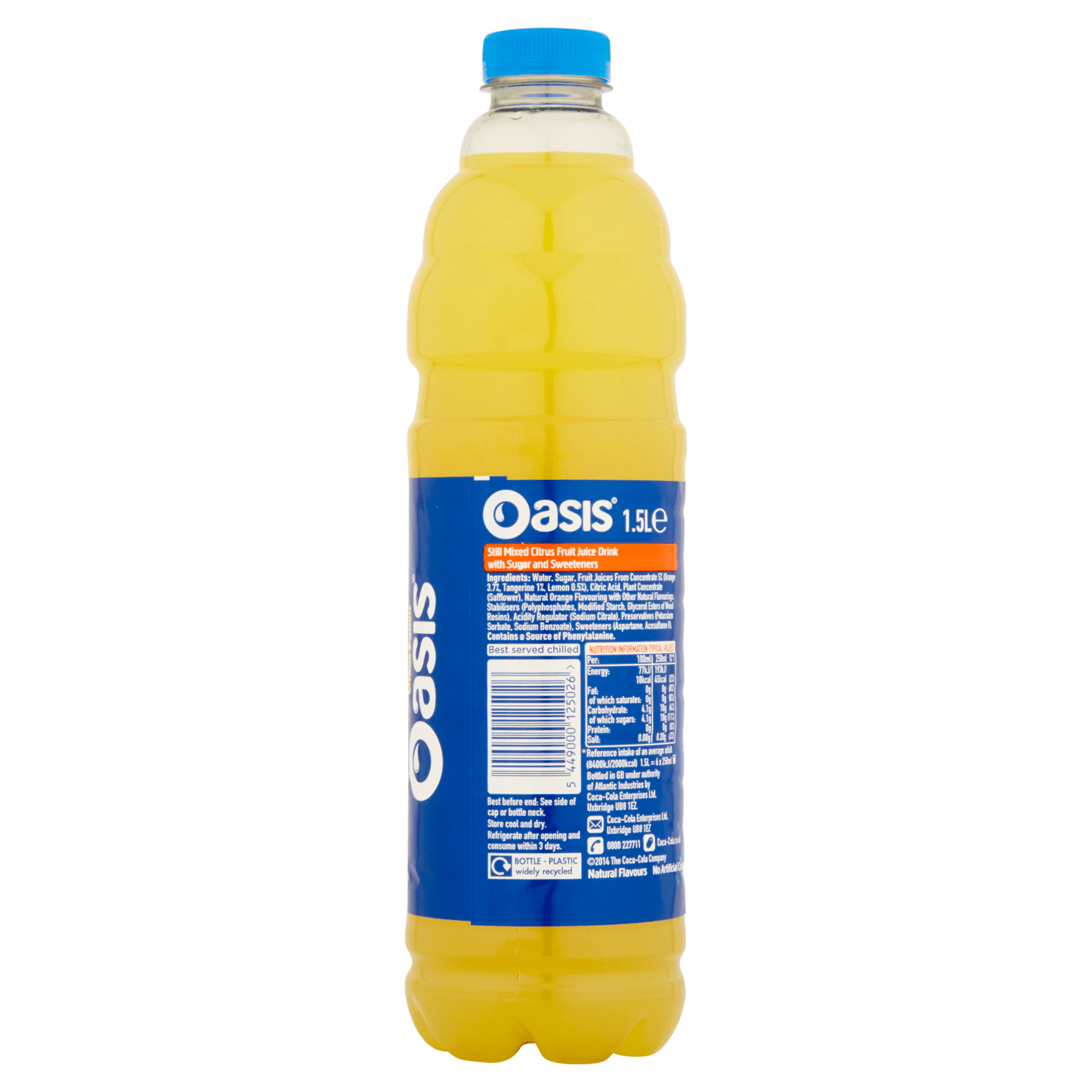 Oasis Citrus Punch 1.5L - UK Food & Drink - 5449000125026