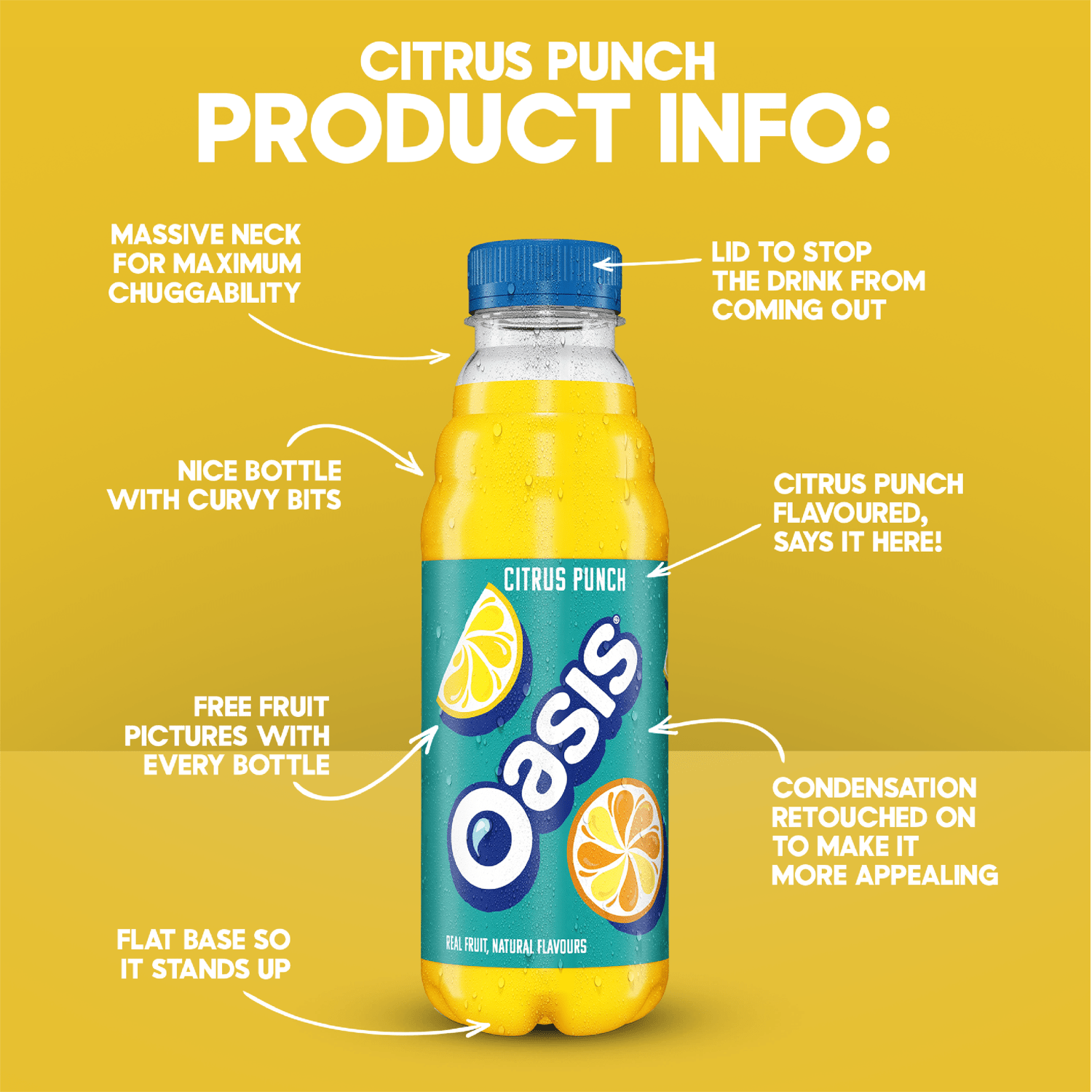Oasis Citrus Punch 1.5L - UK Food & Drink - 5449000125026