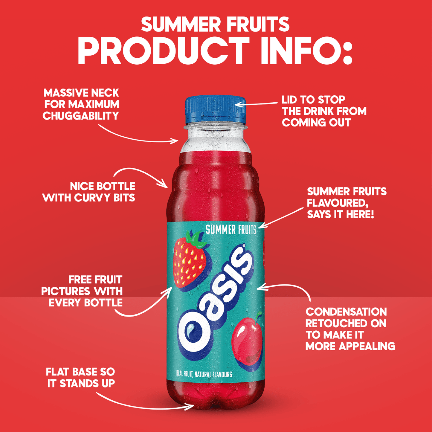 Oasis Summer Fruits 1.5L - UK Food & Drink - 5449000125002
