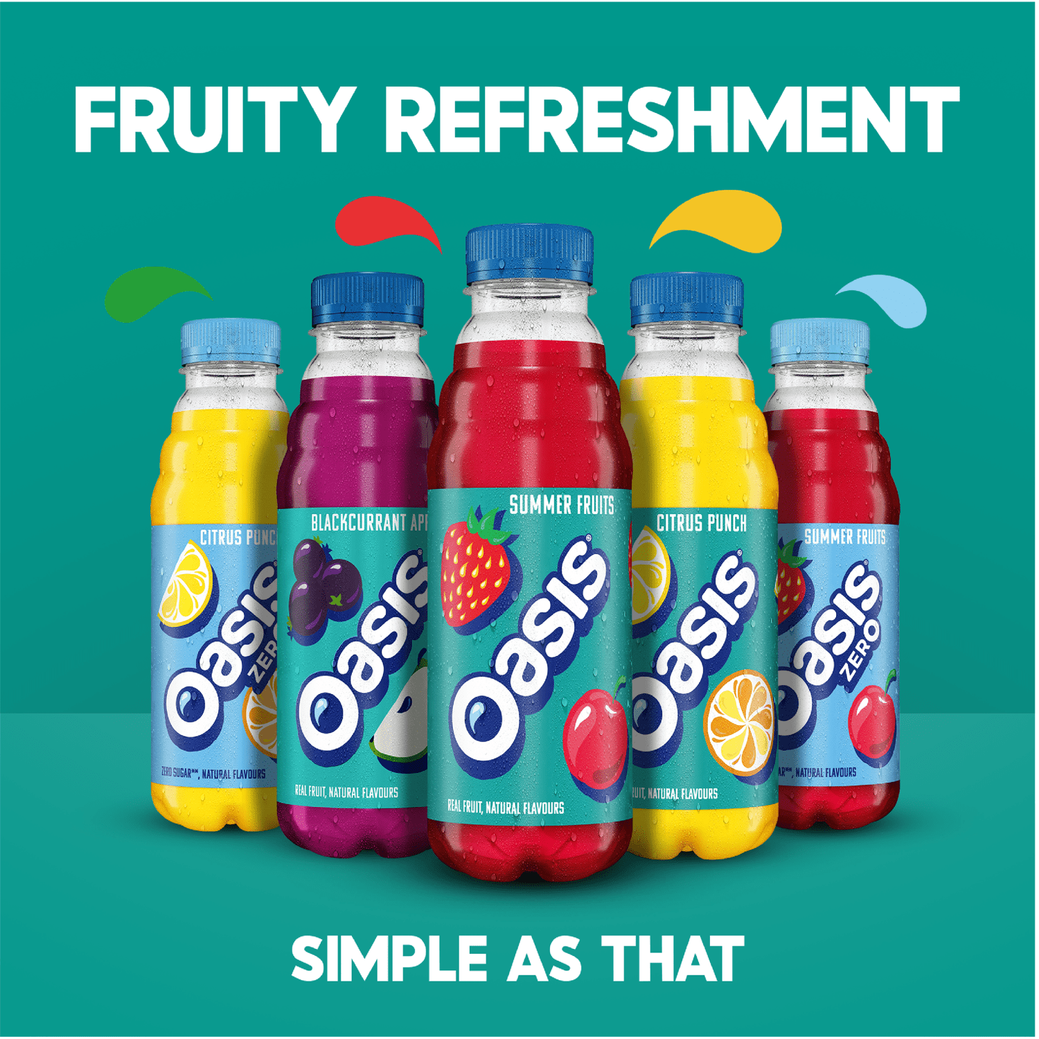 Oasis Summer Fruits 500ml - UK Food & Drink - 5449000124999