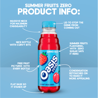Oasis Summer Fruits Light 500ml - UK Food & Drink - 54493049