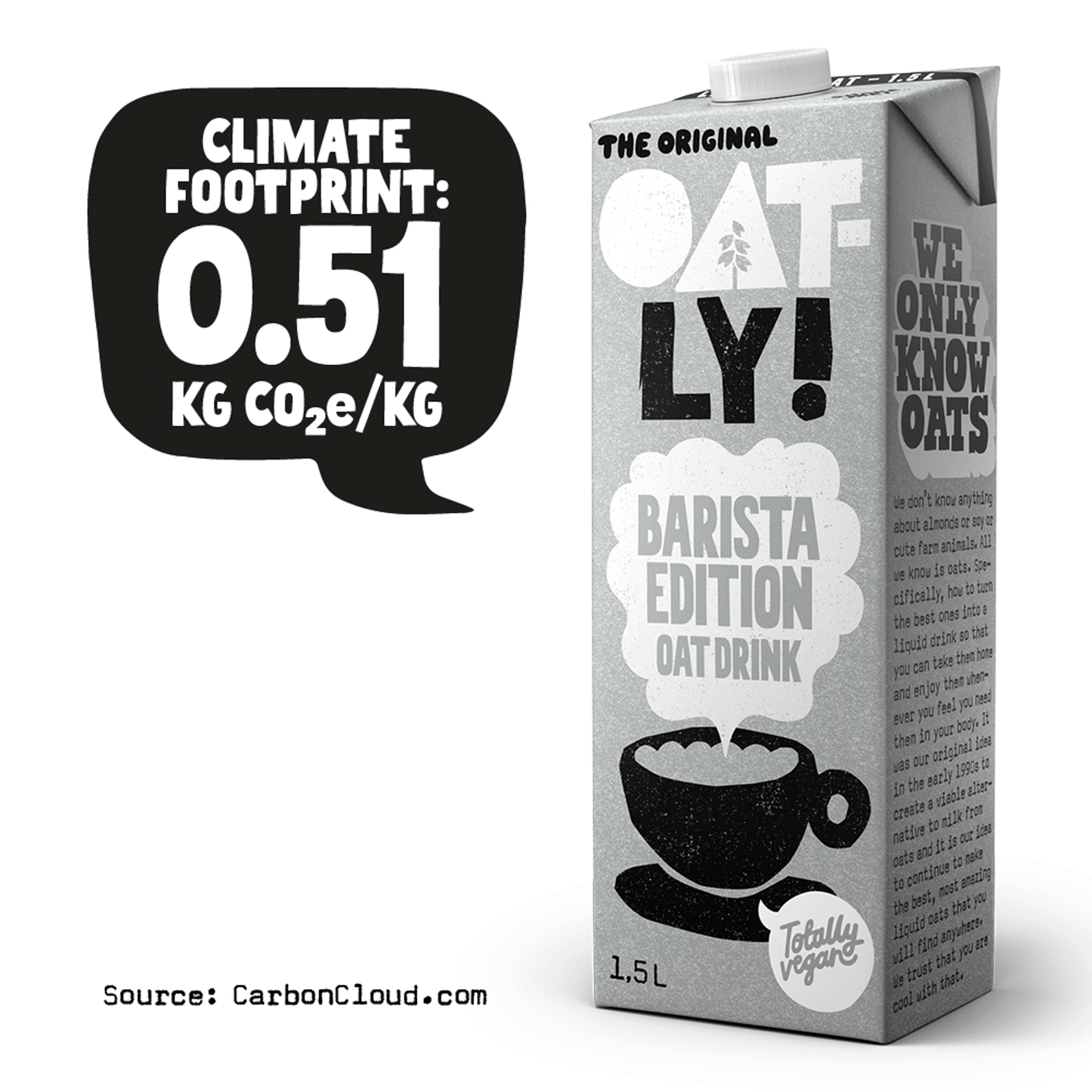 Oatly! The Original Barista Edition Oat Drink 1,5L - UK Food & Drink - 7394376621932