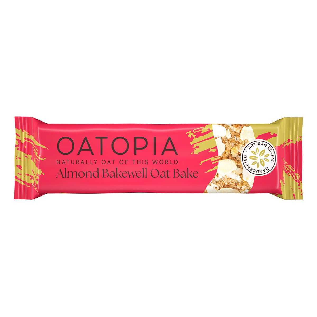Oatopia Almond Bakewell Oat Bake - UK Food & Drink - 5065012380125