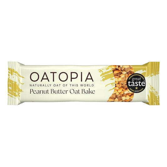Oatopia Peanut Butter Oat Bake - UK Food & Drink - 5065012380132