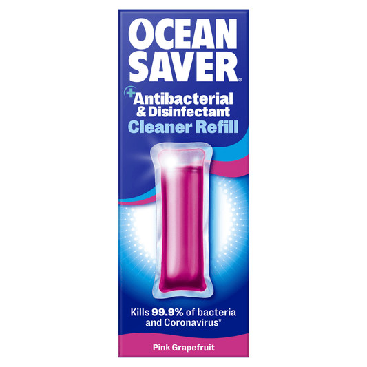 Ocean Saver Disinfectant Surface Cleaner Pink Grapefruit 9ml - UK Food & Drink - 5060727261332
