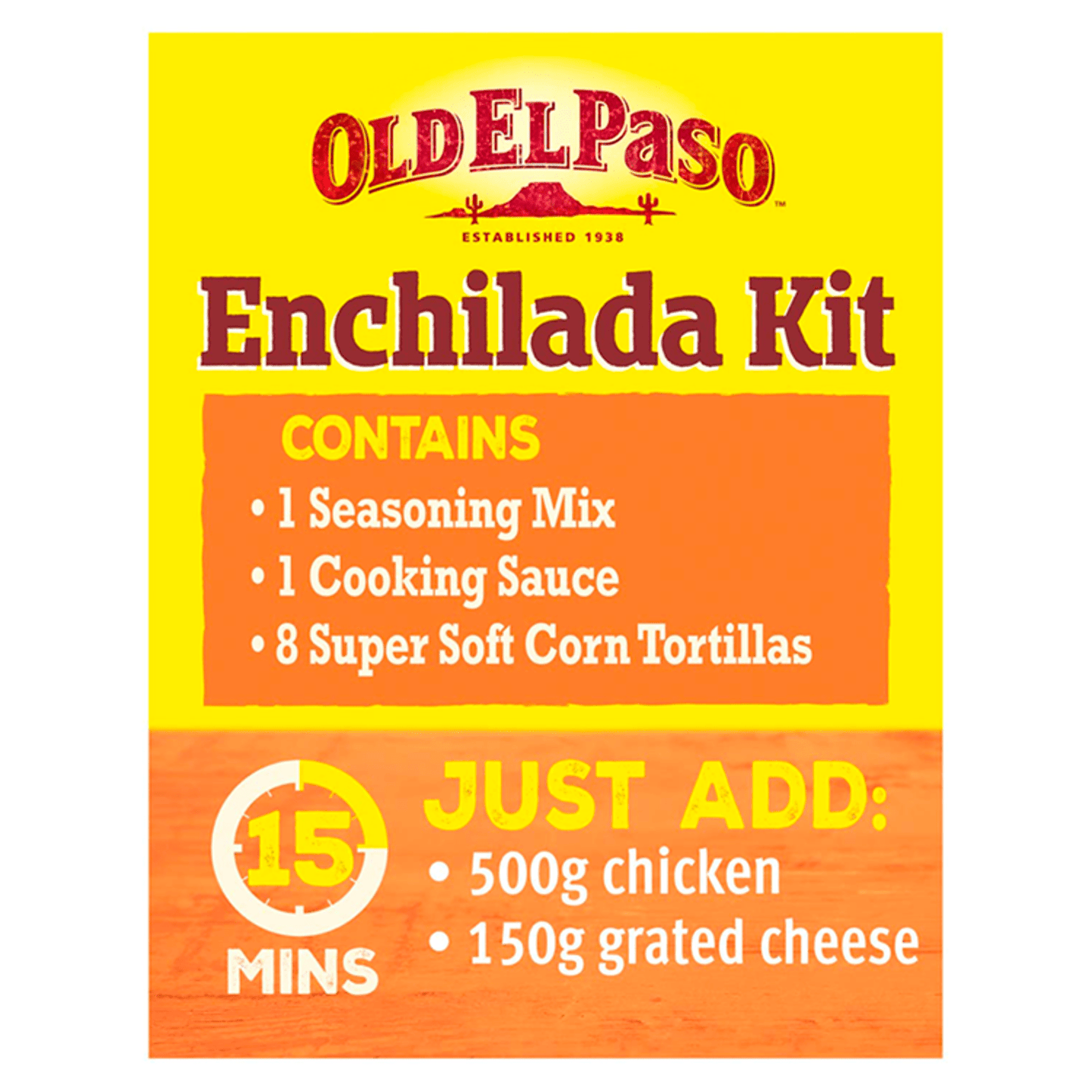 Old El Paso Cheesy Baked Enchilada Kit 663g - UK Food & Drink - 8410076471222