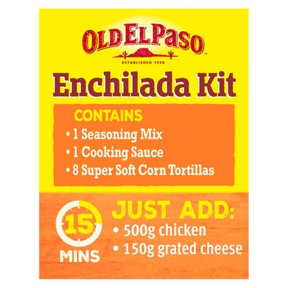 Old El Paso Cheesy Baked Enchilada Kit 663g - UK Food & Drink - 8410076471222