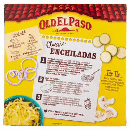Old El Paso Cheesy Baked Enchilada Kit 663g - UK Food & Drink - 8410076471222