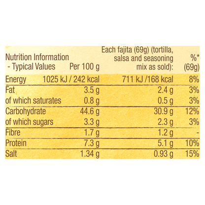 Old El Paso Crispy Chicken Fajita Kit 555g - UK Food & Drink - 8410076470775