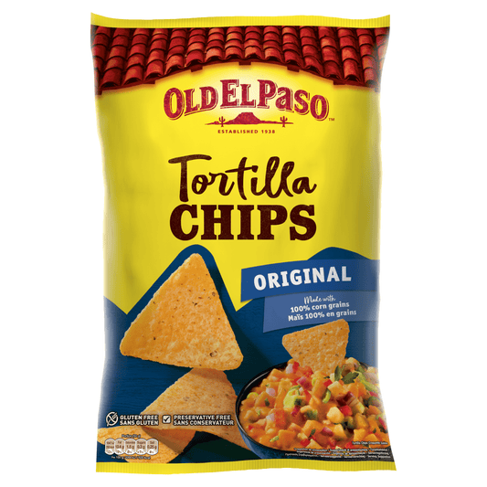 Old El Paso Crunchy Salted Tortilla Chips 185g - UK Food & Drink - 8410076481740