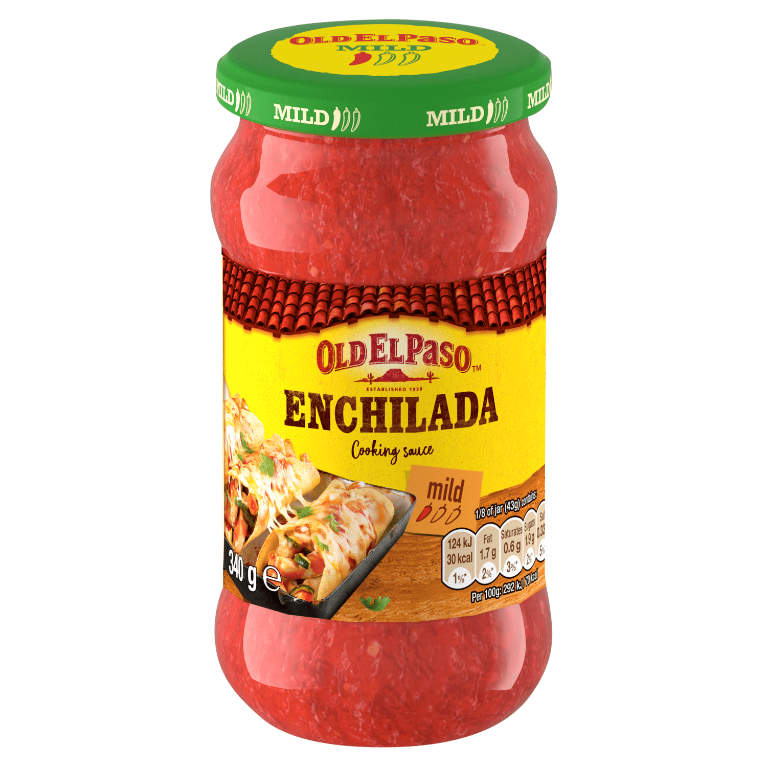 Old El Paso Enchilada Cooking Sauce 340g - UK Food & Drink - 8410076430168