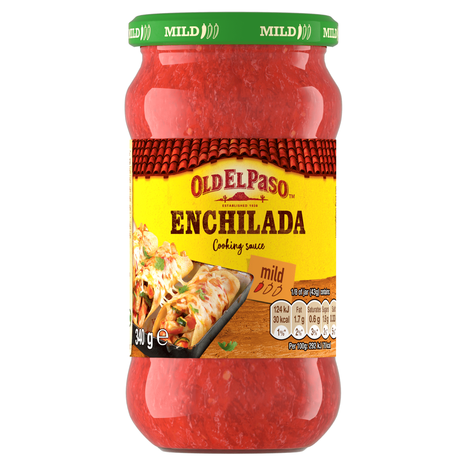 Old El Paso Enchilada Cooking Sauce 340g - UK Food & Drink - 8410076430168