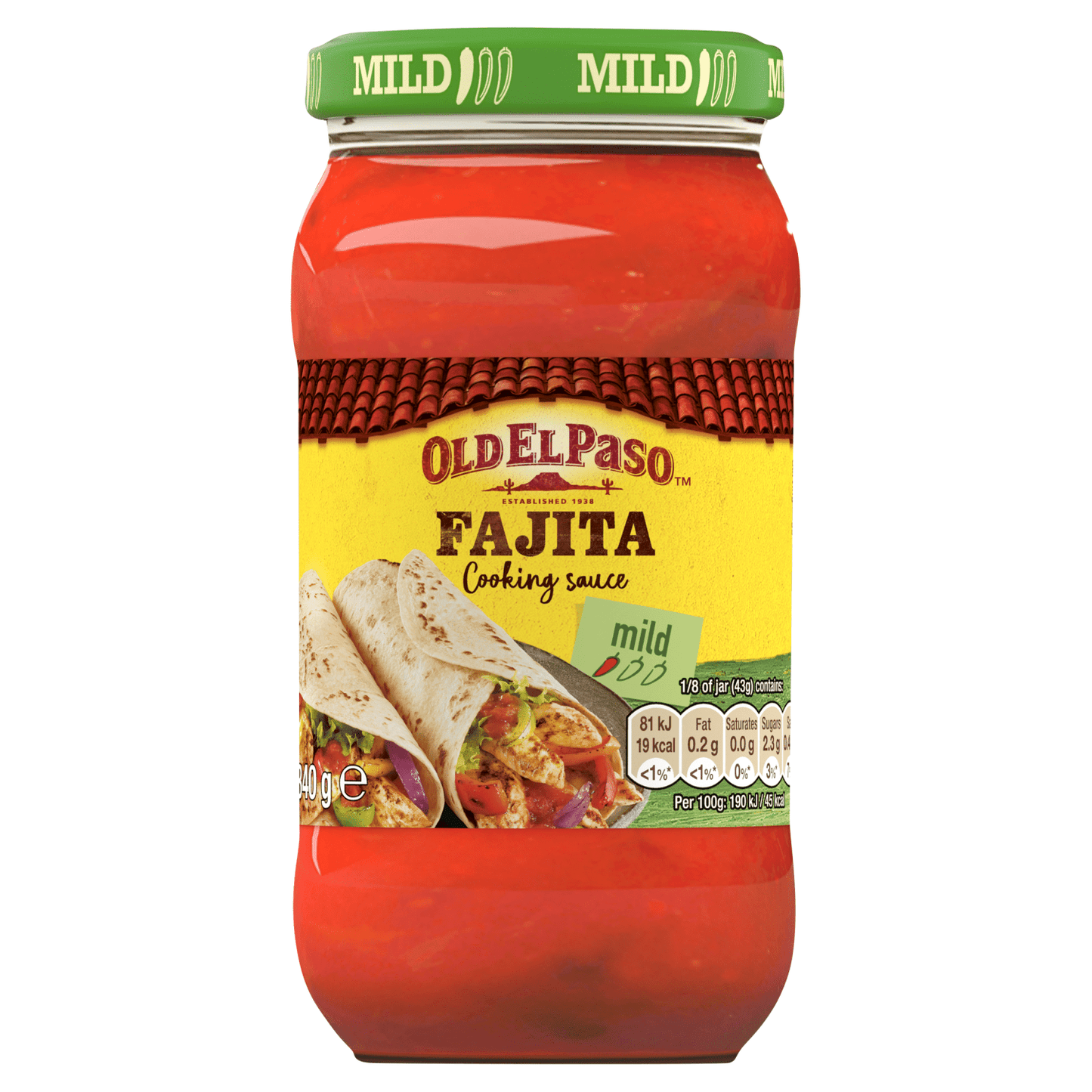 Old El Paso Fajita Cooking Sauce 340g - UK Food & Drink - 8410076430175
