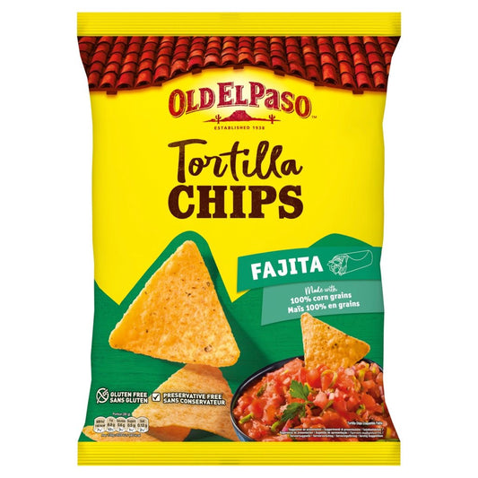 Old El Paso Fajita Tortilla Chips - UK Food & Drink - 8410076481757