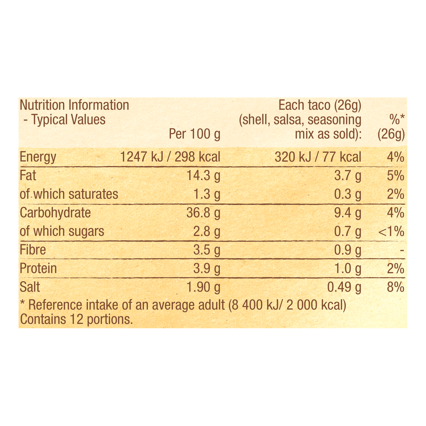 Old El Paso Garlic & Paprika Crunchy Taco Kit 308g - UK Food & Drink - 8410076481320