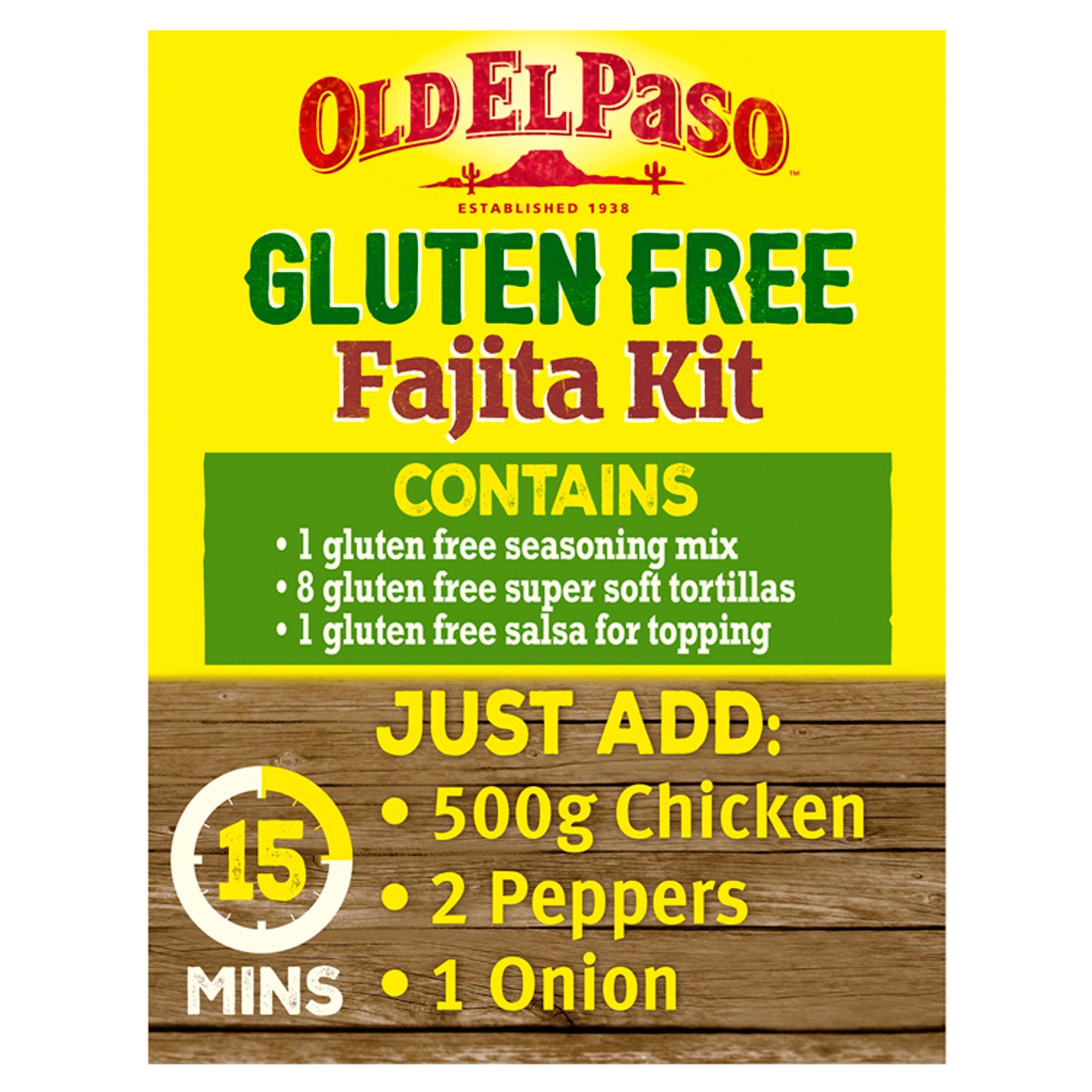 Old El Paso Gluten Free Fajita Kit Smoky BBQ 462g - UK Food & Drink - 8410076473943