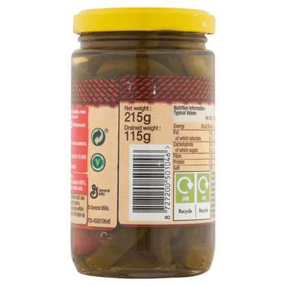 Old El Paso Jalape√±os 215g - UK Food & Drink - 8727200501046
