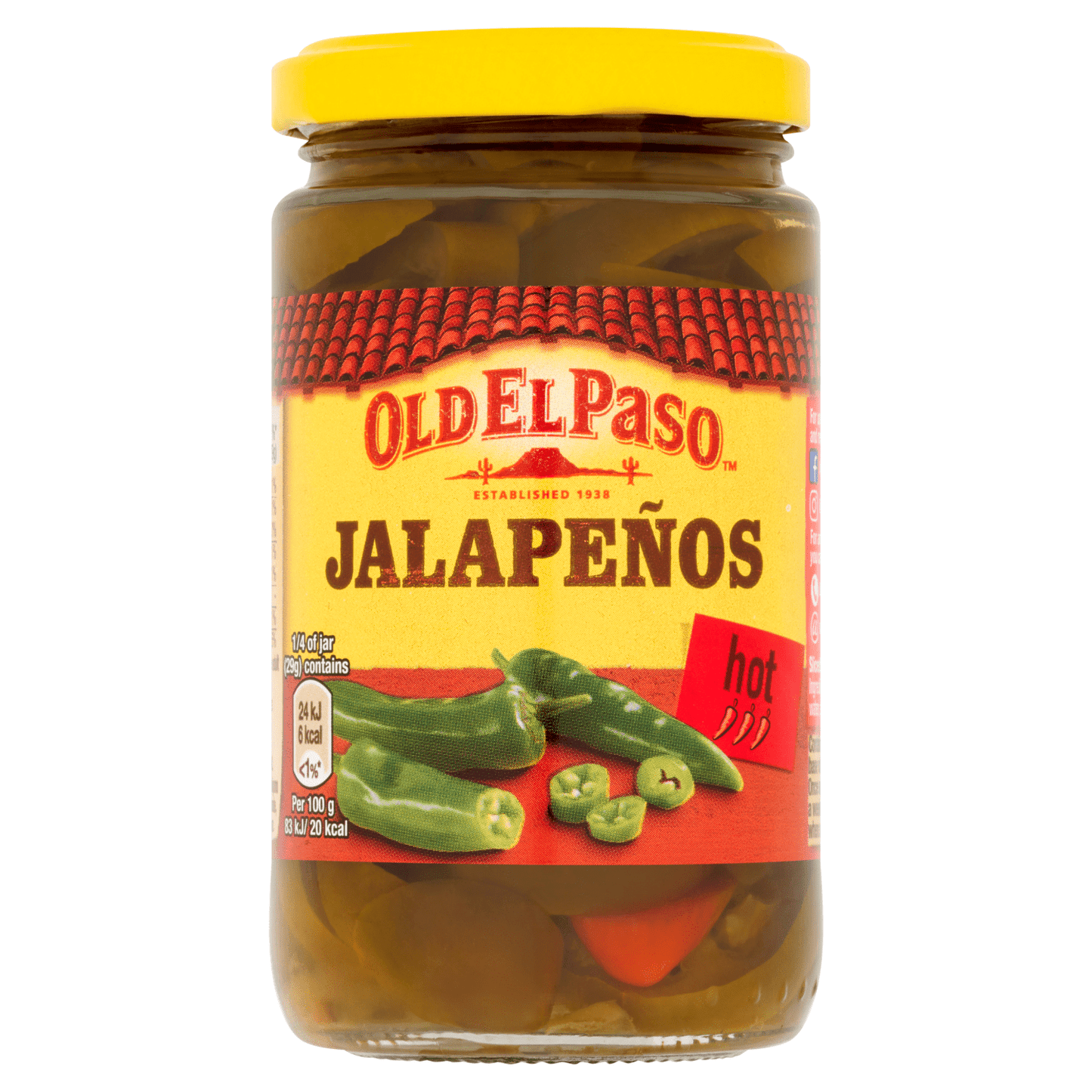 Old El Paso Jalape√±os 215g - UK Food & Drink - 8727200501046