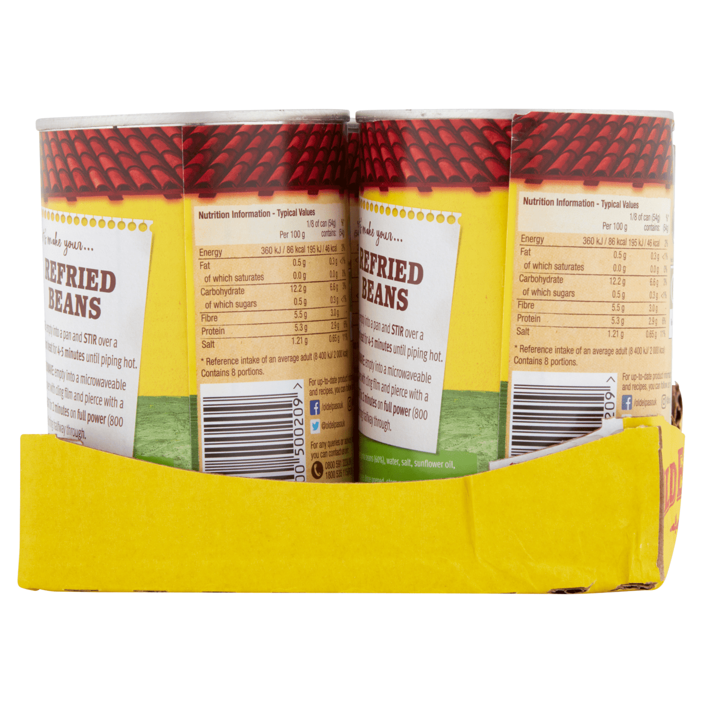 Old El Paso Refried Beans 435g - UK Food & Drink - 8727200500209