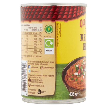 Old El Paso Refried Beans 435g - UK Food & Drink - 8727200500209
