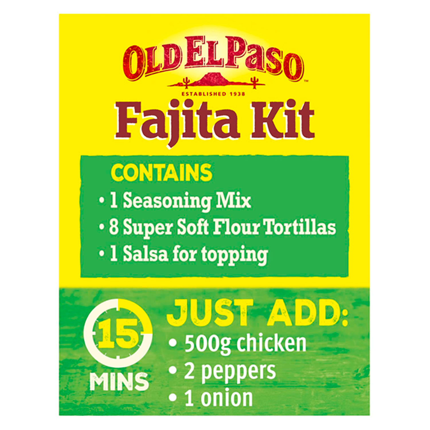 Old El Paso Smoky BBQ Fajita Kit 500g - UK Food & Drink - 8410076471178