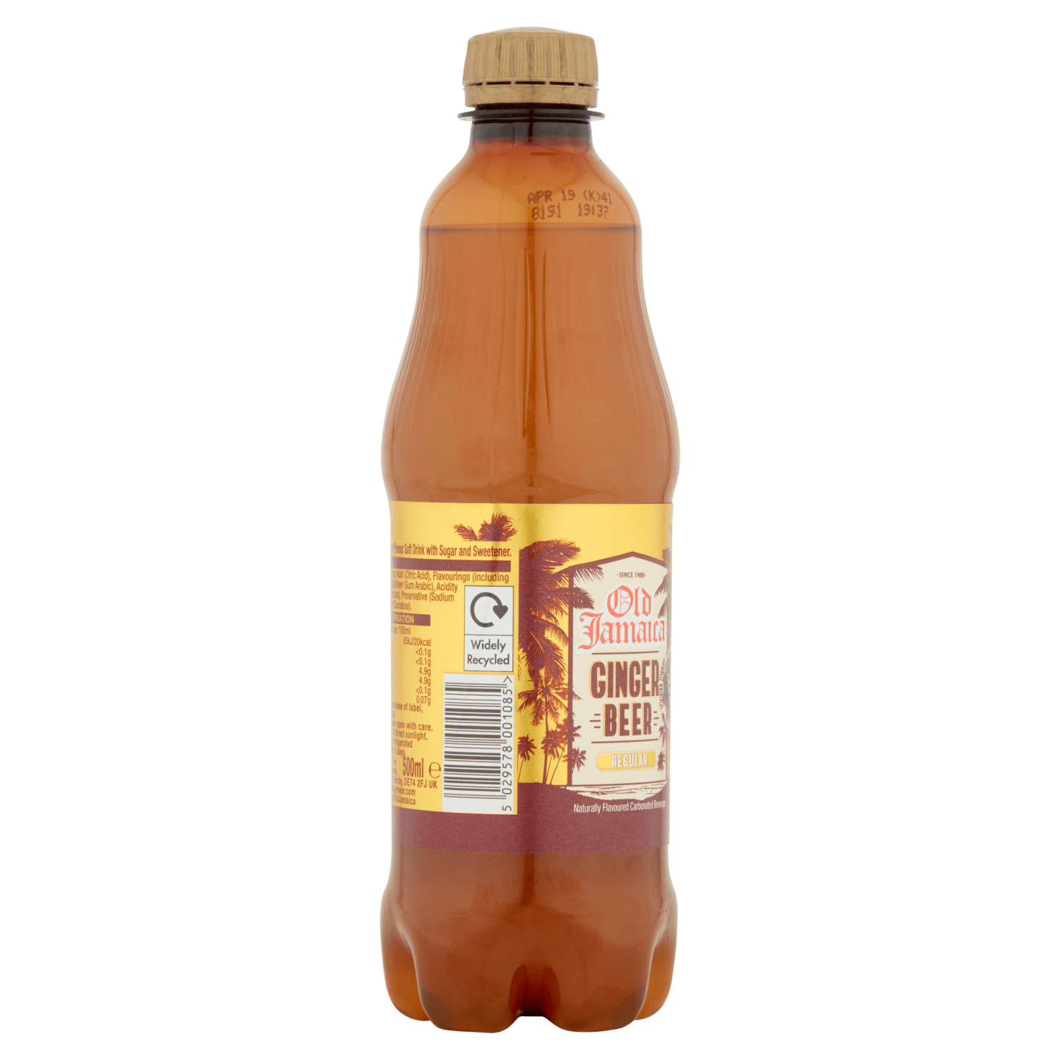Old Jamaica Ginger Beer Regular 500ml - UK Food & Drink - 5029578001085