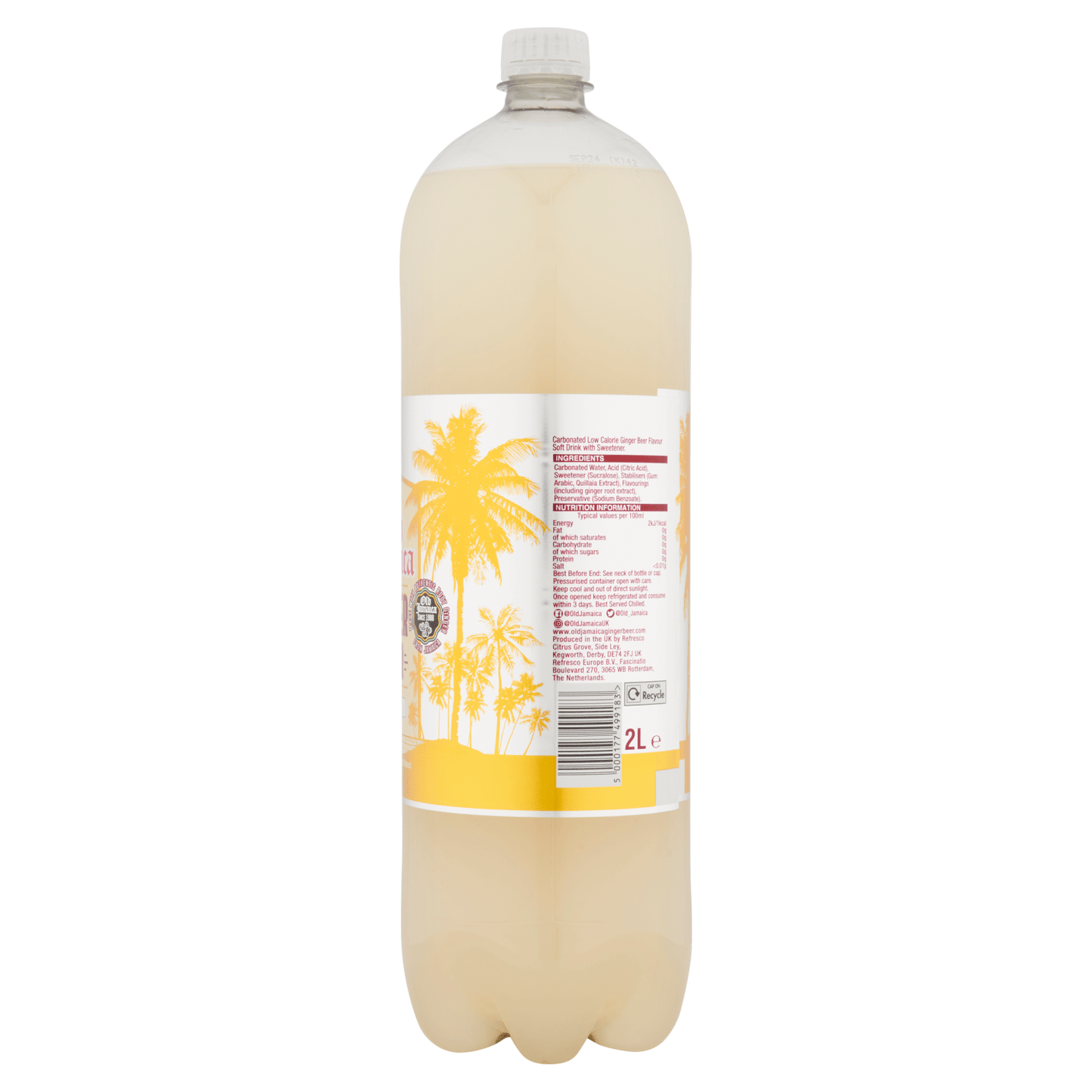 Old Jamaica Light Ginger Beer 2l - UK Food & Drink - 5000177499183