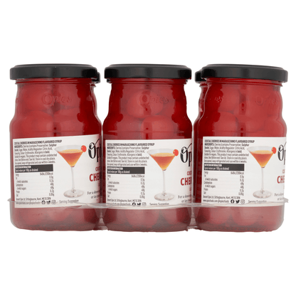 Opies Cocktail Cherries in Syrup 225g - UK Food & Drink - 5010392000194