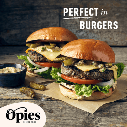 Opies Mini Gherkins Pickled in Spirit Vinegar 227g - UK Food & Drink - 5010392004109