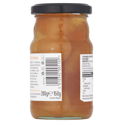 Opies Stem Ginger in Syrup 280g - UK Food & Drink - 5010392005120