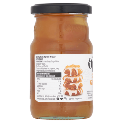 Opies Stem Ginger in Syrup 280g - UK Food & Drink - 5010392005120