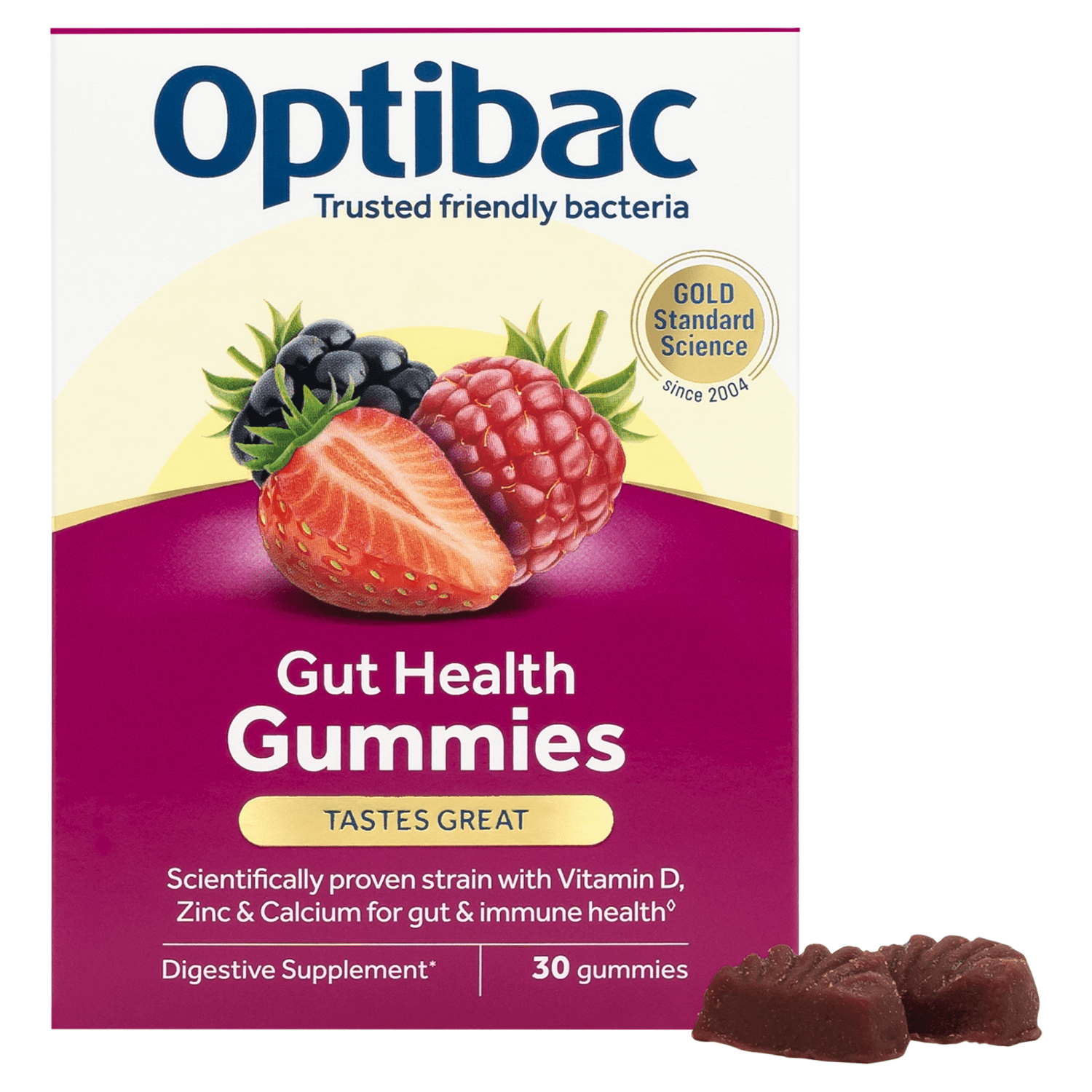 Optibac 30 Gut Health Gummies 99g - UK Food & Drink - 5060086611106