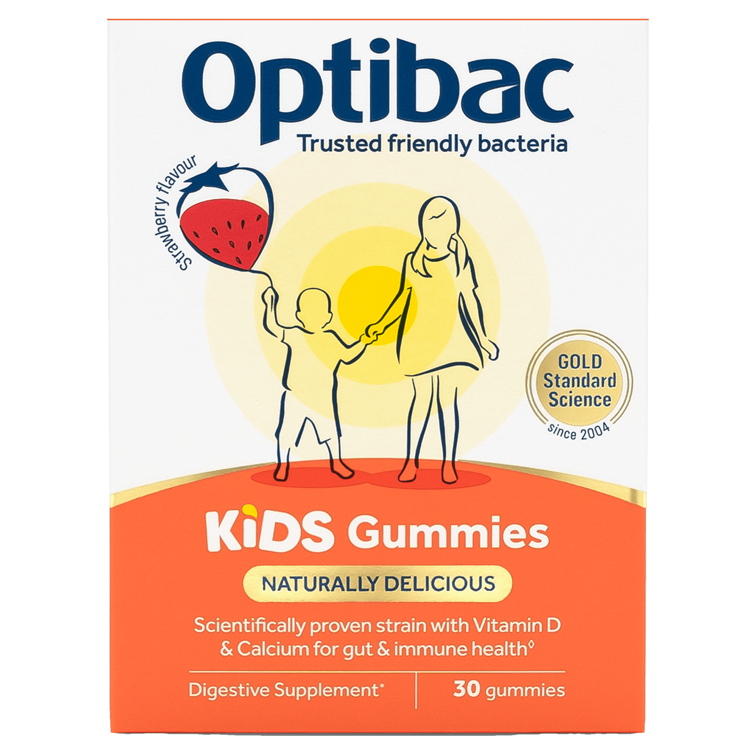 Optibac 30 Strawberry Flavour Kids Gummies 75g - UK Food & Drink - 5060086611069