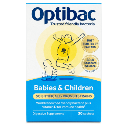 Optibac Babies & Children Digestive Supplement 30 Sachets 45g - UK Food & Drink - 5060086610284