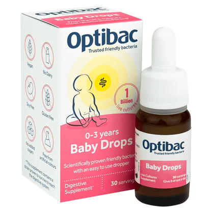 Optibac Baby Drops 0 - 3 Years 10ml - UK Food & Drink - 5060086611038