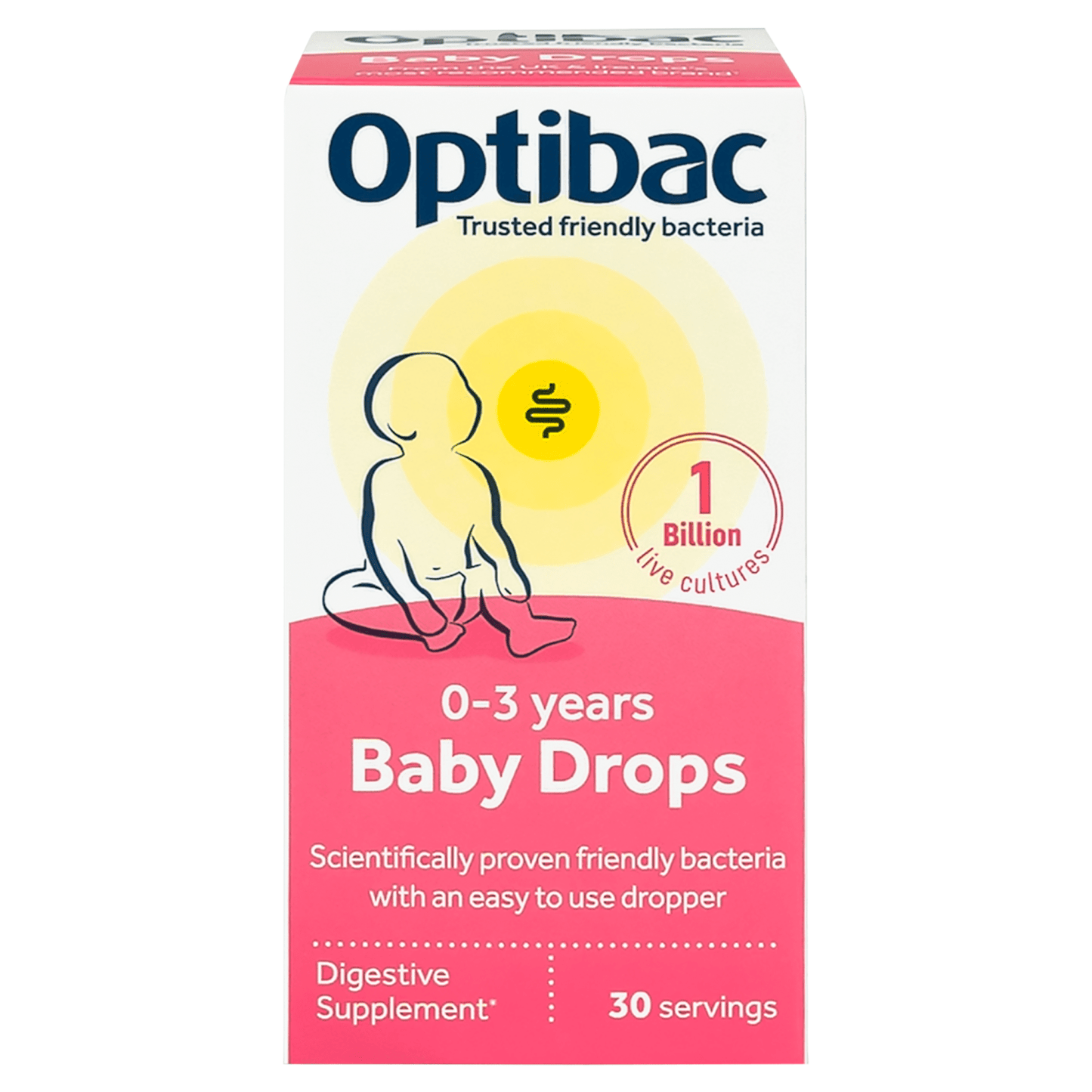 Optibac Baby Drops 0 - 3 Years 10ml - UK Food & Drink - 5060086611038