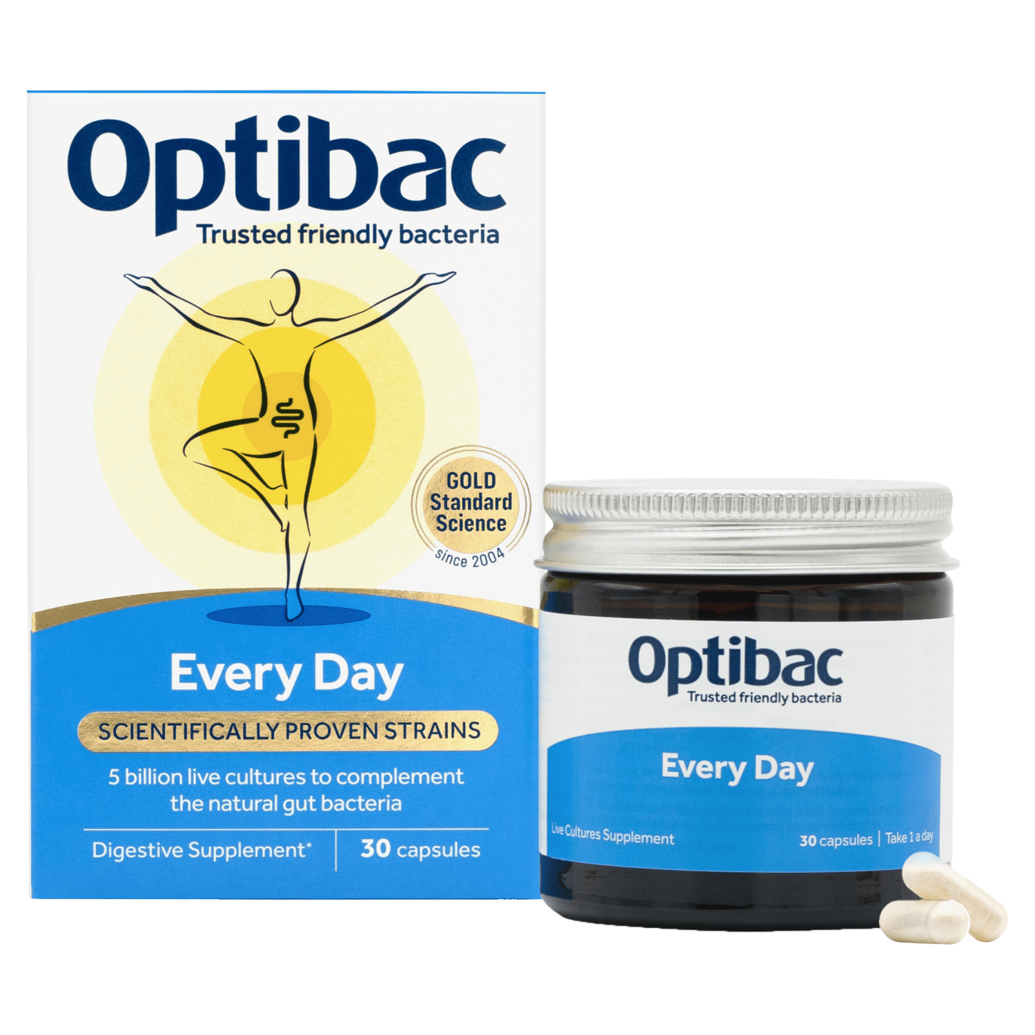Optibac Every Day 30 Capsules - UK Food & Drink - 5060086610079